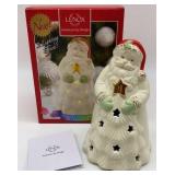 Lenox Seasons Sparkle Lit Santa Figurine