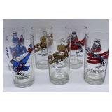 WW1 Military Airplane Drinking Glasses