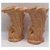 (2) Vintage McCoy Vases