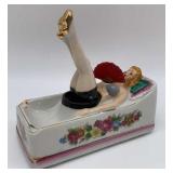 Burlesque Porcelain Ashtray - Made in Japan
