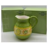 (2) Fitz and Floyd Tropical Punch Pitchers