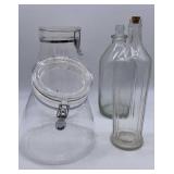 Acrylic Canisters and Glass Jars