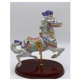 Carousel Horse on Cherry Stand