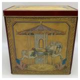 Vintage Carousel Horse Tin