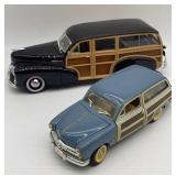 1948 and 1949 Die-Cast Ford Woody Wagons