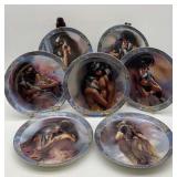 (7) Soul Mates by Lee Bogle Collector Plates