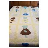 Sun Bonnet Sue Quilt - Hand Quilted