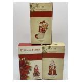 Fitz and Floyd Dated Bells and Ornament
