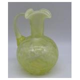 Fenton Daisy and Button Vase/Cruet