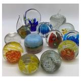 Vintage Paperweight Collection - 13pcs