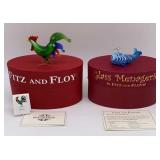 Glass Menagerie Rooster and Whale