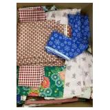 Large Box of Quilting Fabric