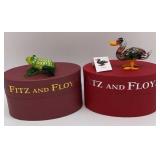 (2) Fitz and Floyd Glass Menageries