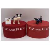 (2) Fitz and Floyd Glass Menageries
