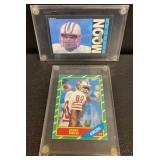 Jerry Rice and Warren Moon Sports Cards