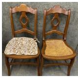 Vintage Cane Bottom Chairs