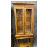 Oak Curio/Display Case