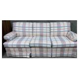 Vintage Plaid Pattern Sofa