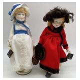 (2) Royal Doulton Nisbet Kate Greenaway Dolls