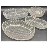 Fostoria Serving and Divided Dishes