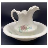 Vintage Wash Bowl and Pitcher