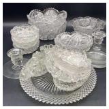 Assorted Cut Glass and Crystal
