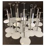 (27) Metal Doll Stands
