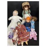 Collectible Doll Grouping