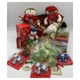 Snowman and Vintage Christmas Decor