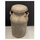 Vintage Meadow Gold Milk Can