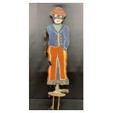 Wood Black Americana Yard Decor for Hose