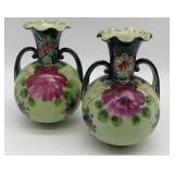Porcelain Handpainted Vases
