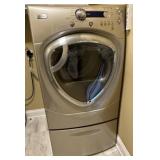 GE Profile Front Load Washing Machine and Stand