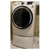 GE Smart Front Load Dryer and Stand GE Smart Front Load Dryer and Stand