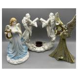 Angel Music-box, Candleholder and Statue