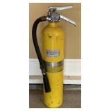 Vintage Yellow Dry Chemical Fire Extinguisher Vintage Yellow Dry Chemical Fire Extinguisher