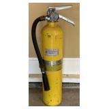 Vintage Yellow Dry Chemical Fire Extinguisher