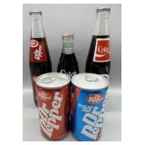 Vintage Soda Bottles and Cans