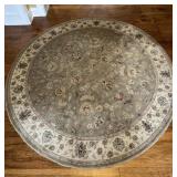 6ft Round Entry Rug