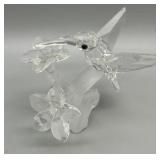 Swarovski Crystal Hummingbird w/Box