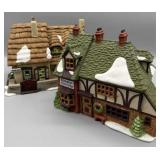 (2) Dickens Village Series Houses w/Boxes (2) Dickens Village Series Houses w/Boxes