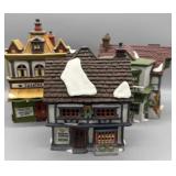 (3) Dept. 56 Dickens Village Houses w/Boxes (3) Dept. 56 Dickens Village Houses w/Boxes