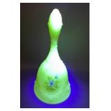Fenton Burmese Signed/Handpainted Bell Fenton Burmese Signed/Handpainted Bell