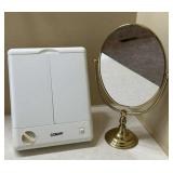 Vanity Mirror & Conair Electric Mirror Vanity Mirror & Conair Electric Mirror