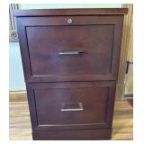 Cherry Filing Cabinet W/Keys