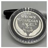 .99% Silver 1 Troy Ounce Guardian Angel Coin .99% Silver 1 Troy Ounce Guardian Angel Coin