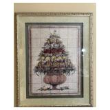 Framed Floral and Fruit Print Framed Floral and Fruit Print