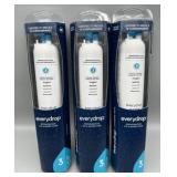 (3) Refrigerator Ice and Water Filters (3) Refrigerator Ice and Water Filters
