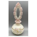 Fenton Artist Signed Satin Glass Perfume Bottle Fenton Artist Signed Satin Glass Perfume Bottle