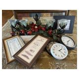 Household Decorations, Clocks and Pics